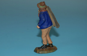 antiker Pappmaché Masse Jagdhelfer * Thüringen um 1880-1890