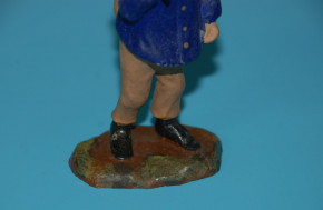 antiker Pappmaché Masse Jagdhelfer * Thüringen um 1880-1890