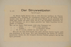 antikes Struwwelpeter Würfelspiel * Nr. 4678 * 20er Jahre