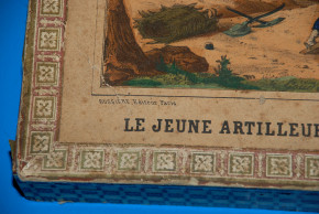 Militär Belagerungs-Aufstellspiel mit 2 Burgen Frankreich um 185