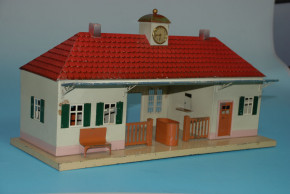 antiker Blech Bahnhof Nr. 5/843 * Fa. Doll 20er bis 30er Jahre