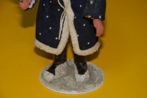 antique Santa Claus with blue coat * at 1900