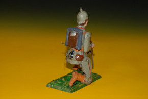 antike mechanische Blechfigur Soldat aus der Kaiserzeit um 1900