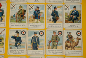 B. Dondorf No. 350 Militär 1. WK Quartett Kartenspiel * um 1910