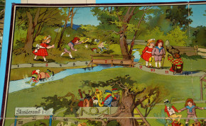 2 rare HAUSSER children games * German at 1910-1915