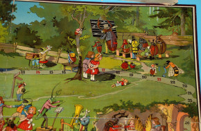 2 rare HAUSSER children games * German at 1910-1915
