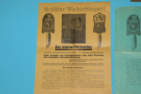 seltener Baukasten * der kleine Uhrmacher * um 1910-1915