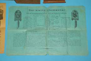 seltener Baukasten * der kleine Uhrmacher * um 1910-1915
