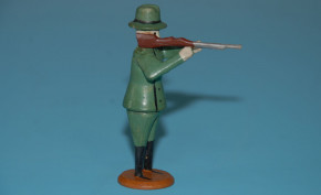 Erzgebirge Karl Müller Nasenfigur * Jäger schießend * 20er Jahre