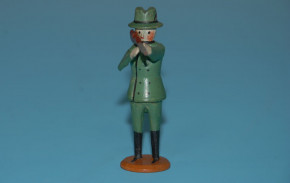 Erzgebirge Karl Müller Nasenfigur * Jäger schießend * 20er Jahre
