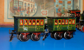 MÄRKLIN uralt Eisenbahn - Geschenkpackung Sp 0 um 1905-1910