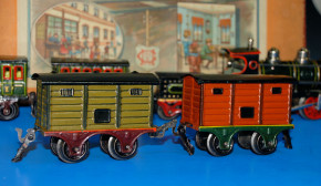MÄRKLIN uralt Eisenbahn - Geschenkpackung Sp 0 um 1905-1910
