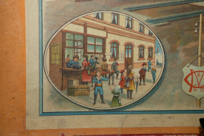 MÄRKLIN uralt Eisenbahn - Geschenkpackung Sp 0 um 1905-1910