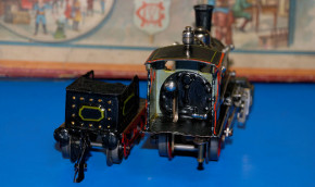 MÄRKLIN uralt Eisenbahn - Geschenkpackung Sp 0 um 1905-1910