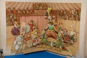 antique panorama children picture book * T. Stroefers at 1880