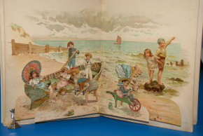 antique panorama children picture book * T. Stroefers at 1880