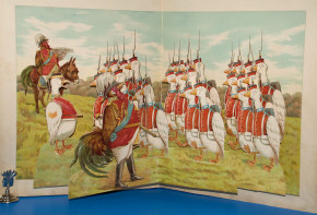 antique panorama children picture book * T. Stroefers at 1880