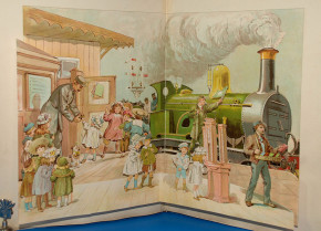 antique panorama children picture book * T. Stroefers at 1880