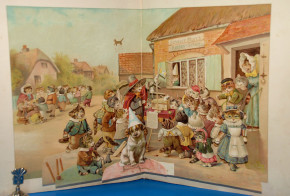 antique panorama children picture book * T. Stroefers at 1880