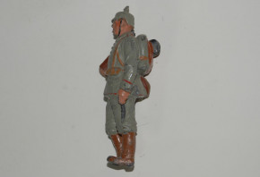 antique G. Heyde Money box figure * soldier * Dresden at 1900