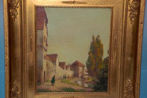 G. Geyer 1920? In front of the city wall * gallery picture