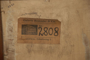 G. Geyer 1920? In front of the city wall * gallery picture