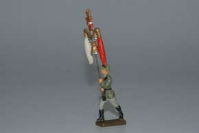 LINEOL Soldat * Schellenbaumträger kl. Schellenbaum * 30er Jahre