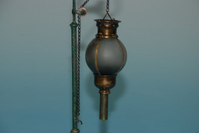 Märklin uralte Bogenlampe für Kerzenbetrieb H 30 cm * 1900-10