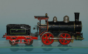 Märklin uralte Lok 1021 RNN mit Tender * Sp 1 * um 1900