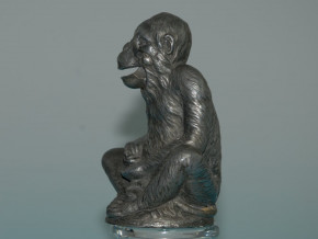 antique mechanical money box monkey Deposé no. 227 * at 1900