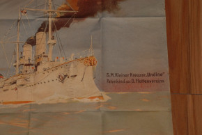 Werbeplakat vom Deutschen Flottenverein * Kriegmarine * 1907