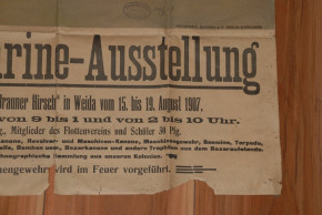 Werbeplakat vom Deutschen Flottenverein * Kriegmarine * 1907