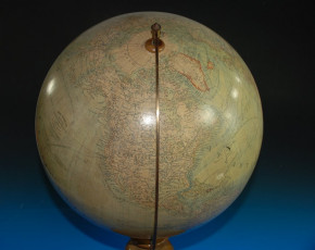 Ludwig J. Heymann big earth globe * 45 inch size * at 1900-1905