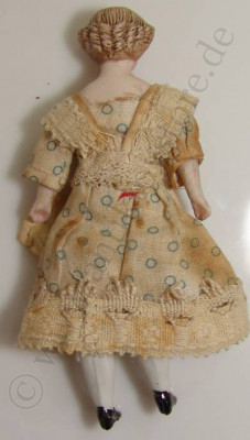 uralte Pst. Puppe Biedermeier Köchin * um 1860-1880
