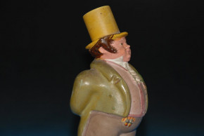 uralte gr. Biedermeier Pappmaché Figur * um 1850-1860