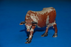 antique manger figure * cow * Biedermeier period at 1840-1860 (2