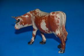 antique manger figure * cow * Biedermeier period at 1840-1860 (2