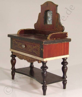 antique doll house Biedermeier BOULE washstand * at 1860-1880