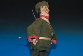 tin wind up figure * La Sentinelle Russian * Paris 1914-1918