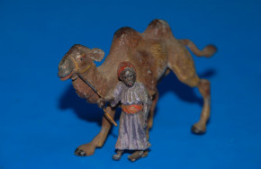 antike Georg Heyde Zinnfigur * Beduine mit Kamel * um 1900