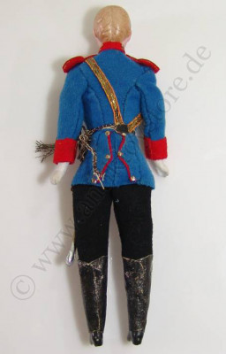 uralte Puppenstuben Puppe Soldat * Offizier * um 1900