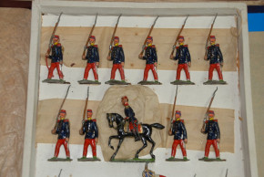 G. Heyde French infantry in the march * in the box * at 1900