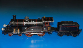 GBN heavy current steamer 2 B with tender * trace 1 * as of 1913