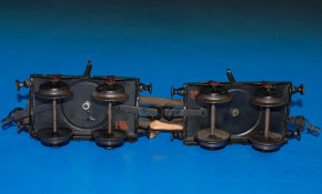 antique Märklin * double uncut timber cars * trace 1 * at 1910