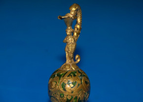 Erhard & Söhne ormolu large vase with figure * at 1870-1880