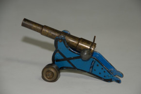 Märklin fortress coasts gun in blue * at 1910-1915