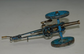 Märklin blaues Artillerie Geschütz ohne Verschluß * um 1910-1915