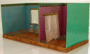 antique biedermeier folding doll house * France at 1880