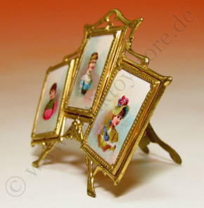 antique doll house Erhard & Söhne picture-frame * at 1900