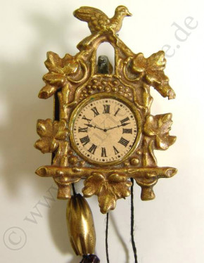 antique doll house Cuckoo clock * Erhard & Söhne * at 1900